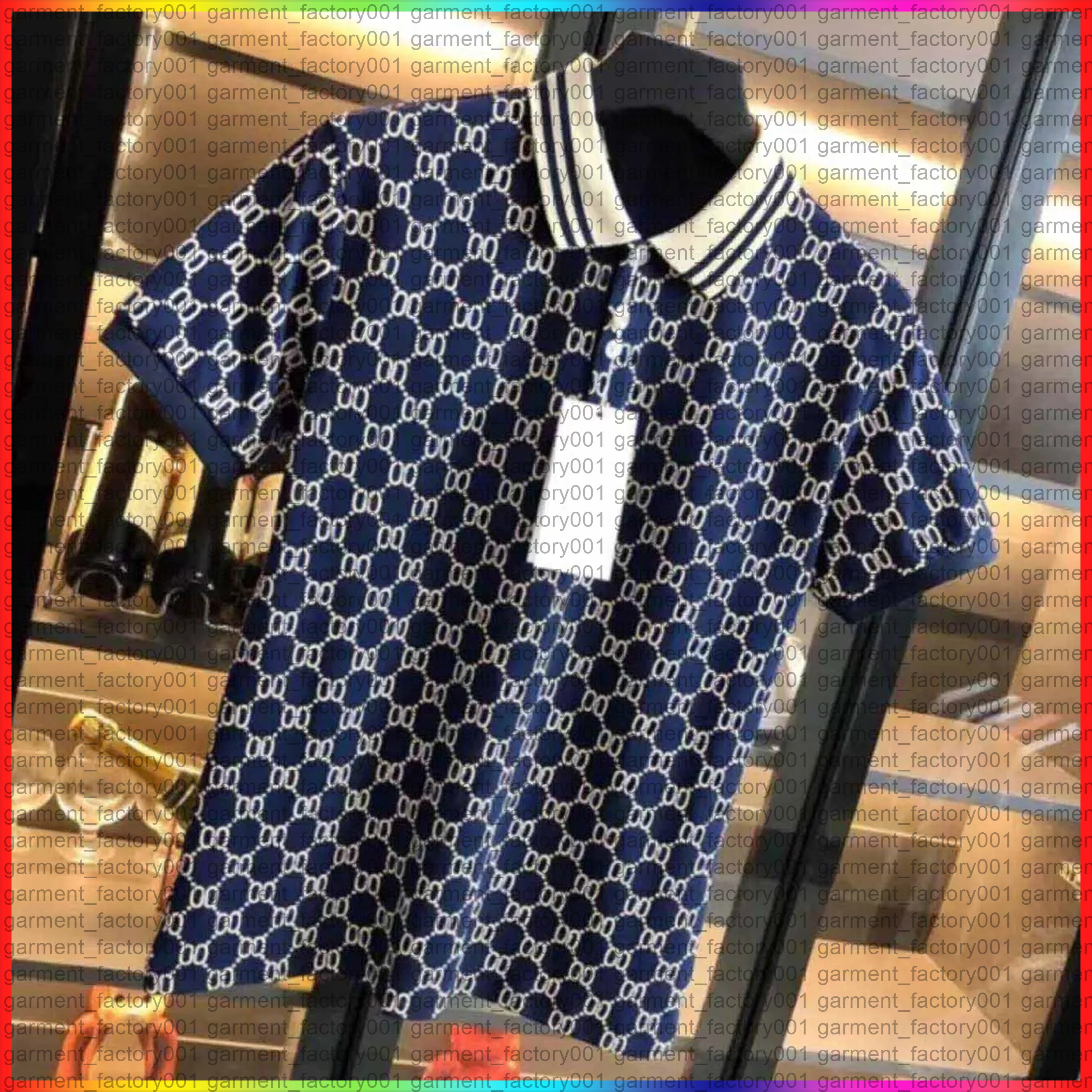 5A Designer Polo Shirts Men Luxury Polos 25ss Casual Mens T Shirt Snake Bee Letter Print Embroidery Fashion High Street Casual lapel fashion mens polo shirt 06