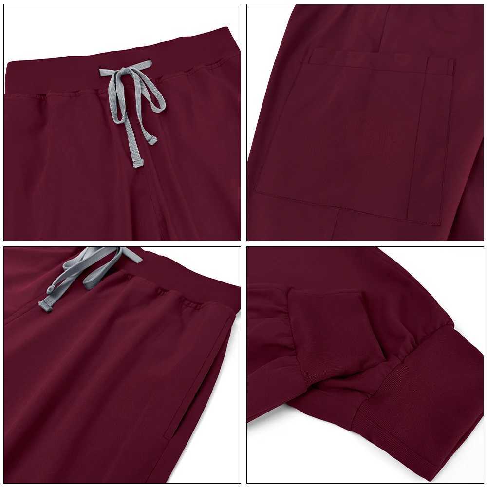 Unisex Navy Blue Suit Pet Shop Doctor Medical Surgery Workwear Scrubs Set Nurse Uniform Short Sleeve TopsPants Nursing Uniforms J251103