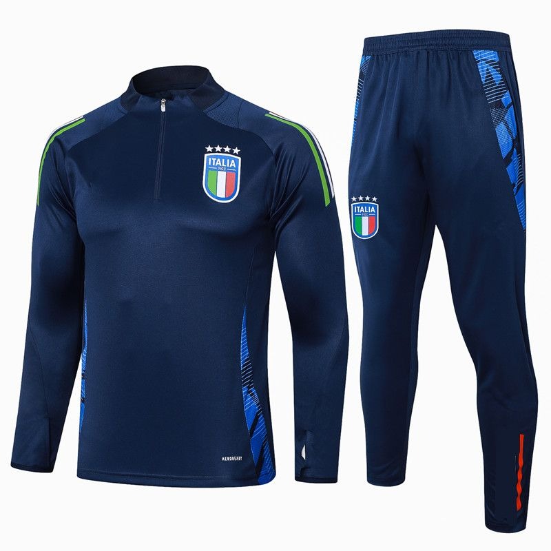 Designer hoodie mens sweatpants hoodie Mens Tracksuits Tracksuits Italian national team Fans Half Zipper Men and kids Games Jerseys Football sportswear Kit Tops