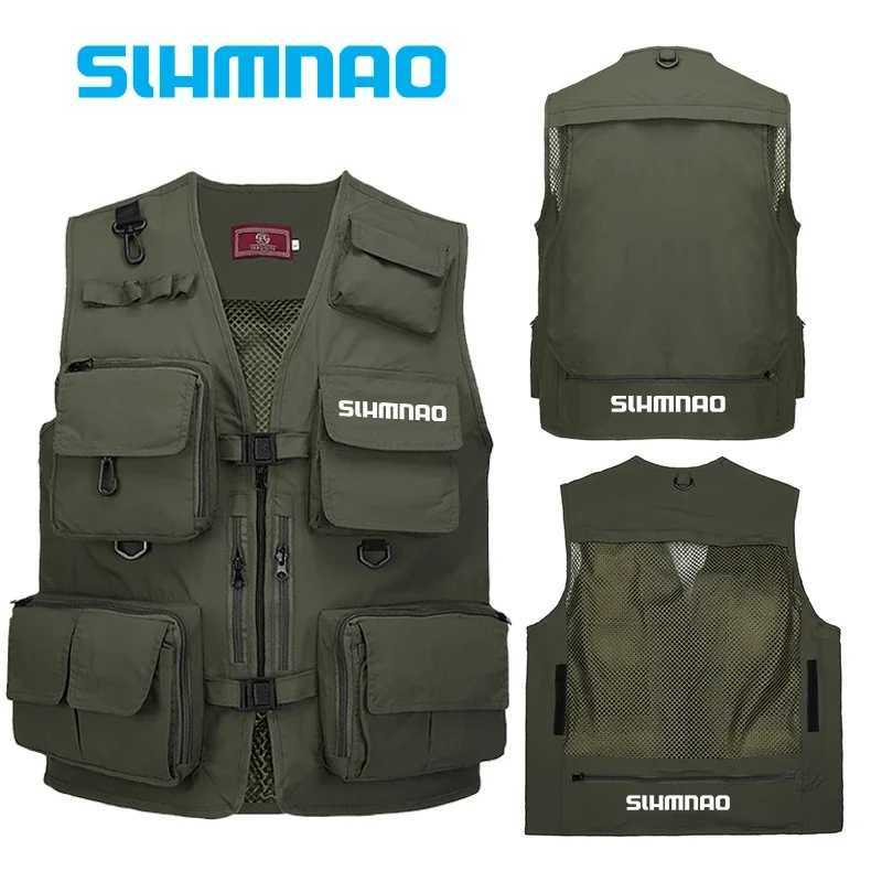 Professional buoyancy set for men and women portable fishing vest with multiple pockets waterproof and adjustable sea fishing X250403