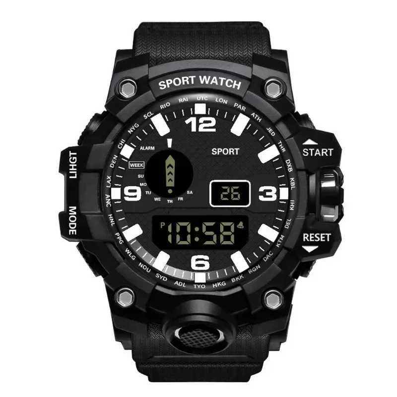 New Multifunctional Electronic Watch for Men Casual Simple Waterproof Sports Mens Watches Fashionable Wristwatch AccessoriesW251103W251104