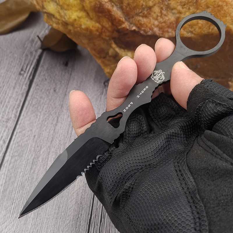 BM 176 SOCP 440C steel sEMi servo blade tactical knife micro POCket survival knife toolT250402