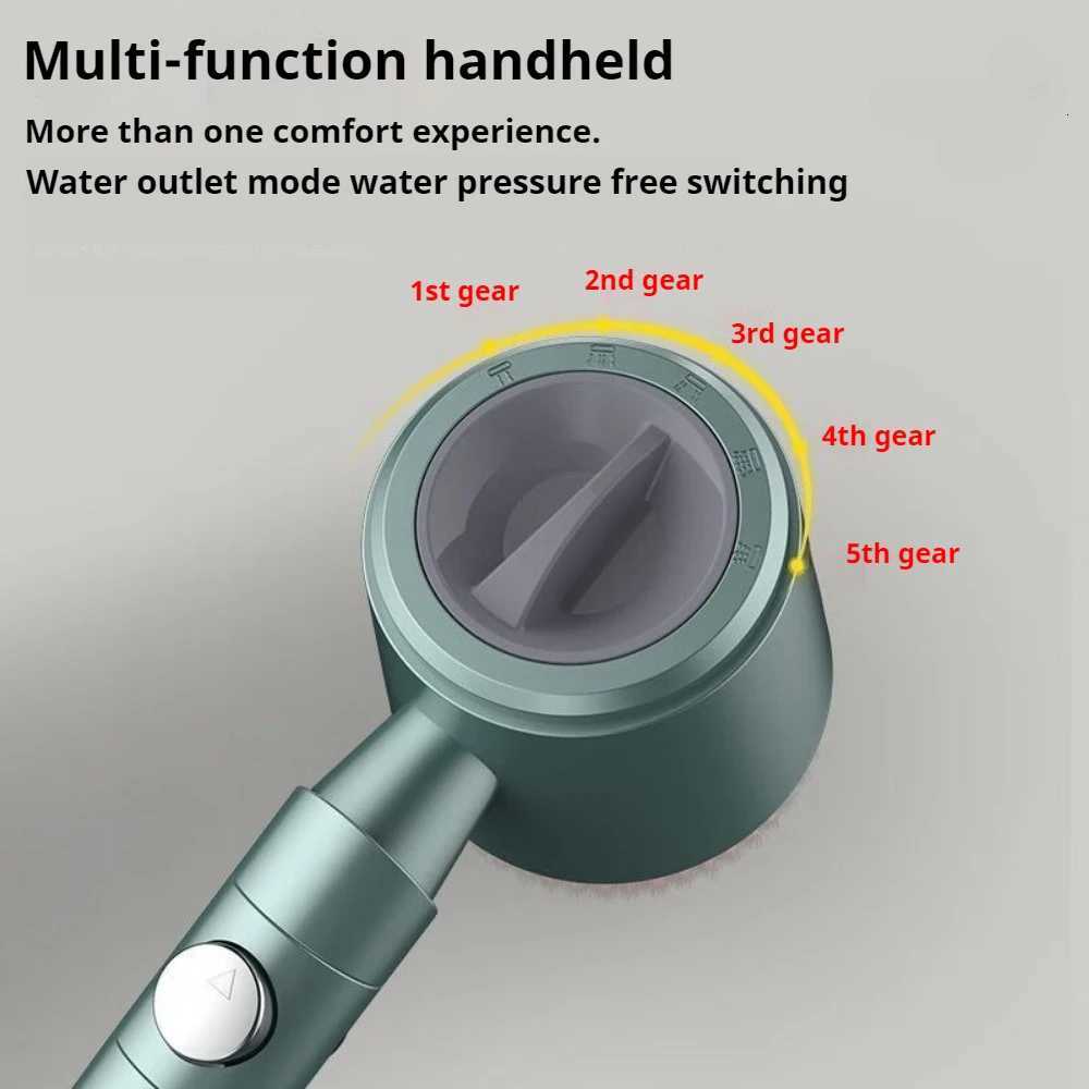 51 Modes Shower with Massage B ABS High Pressure Water Saving Portable Bathro Filter Shower OneKey Stop Water Y251103