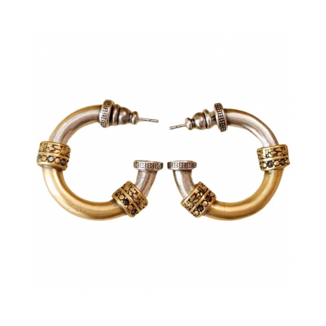 New Designed Skull Earrings Skeleton Vintage Gold women gold Silver color matching Punk Ear studs hoops Designer Jewelry M2024-1cc5