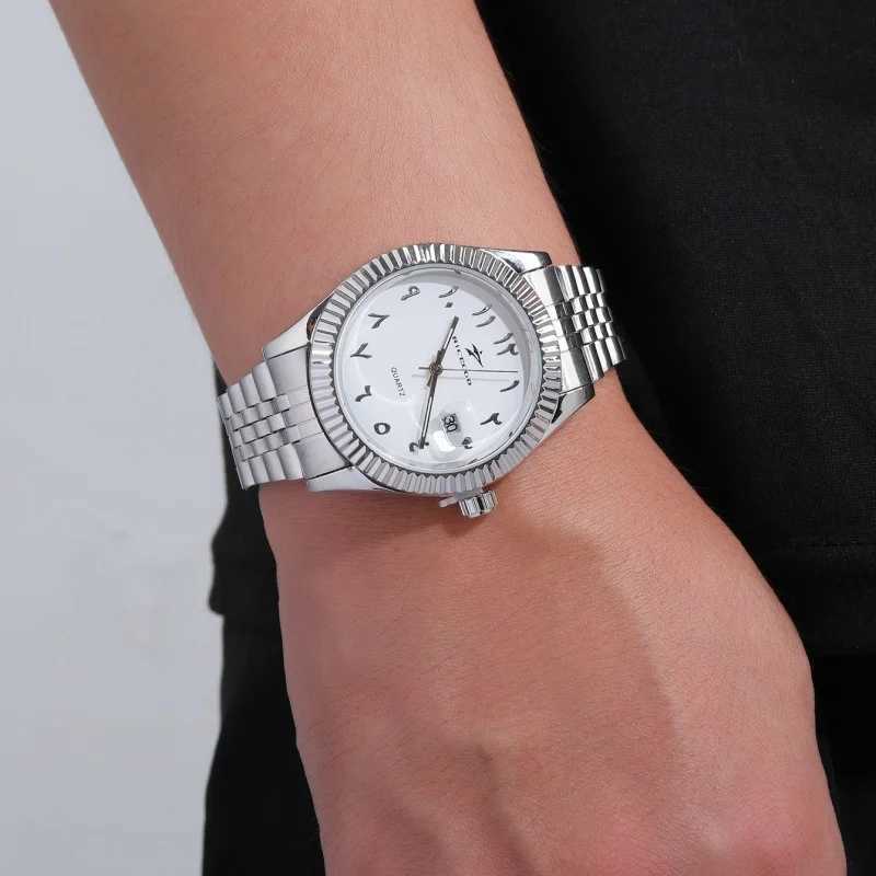 New Men Date Watches High-end Luxury Casual Calendar Stainless Steel Business WristWatch Leisure Sport WristWatch ClockW251104