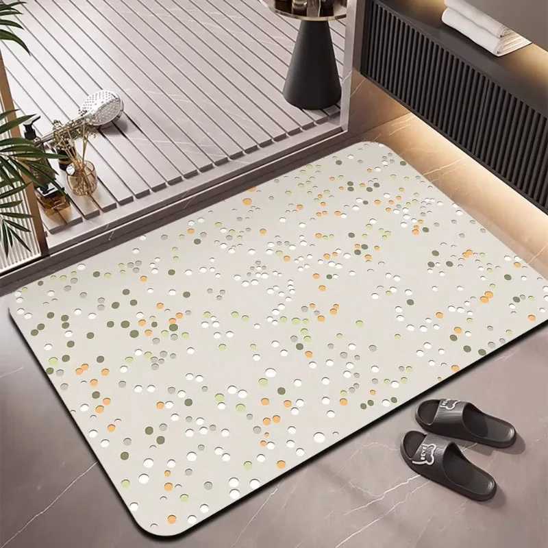 luxery Soft diatom mud absorbent mat bathroom floor mat toilet non-slip quick-drying foot mat door mat toilet mat designer C251103