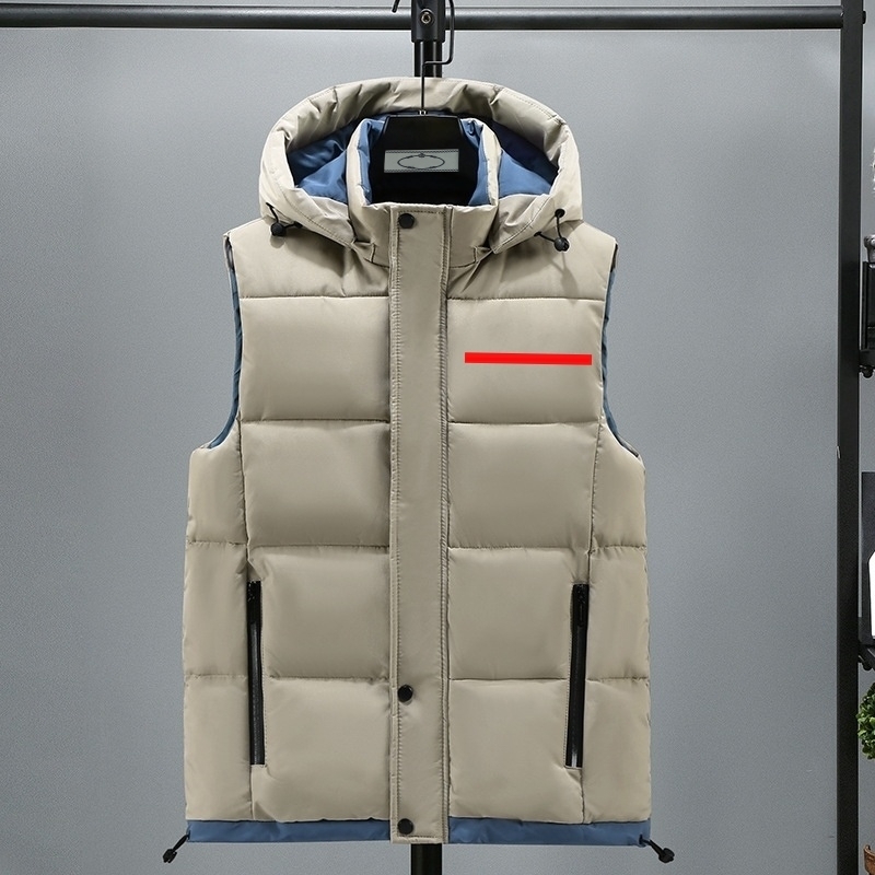 Designer Mens Vests Winter Jackets hoodie parkas coats tank fashion men women's Sleeveless Sweatshirt Hooded coat Streetwear High quality Couples Waistcoat