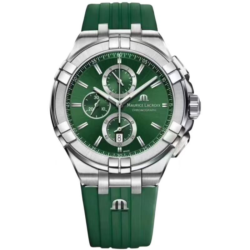 2024 High Quality Top Brand MAURICE LACROIX Mens Watch AIKON Series Multifunction Chronograph Casual Luxury Silicone Strap Designer Movement Watches Montre