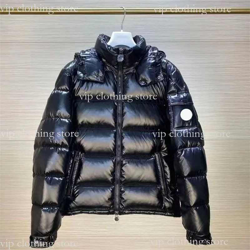 Monclur Maya Jacket Designer Man Down Jackets Puffer Mens Feather Filled Moncleur Coat Graphite Monclair Vestes Body Warmer Vests Winter