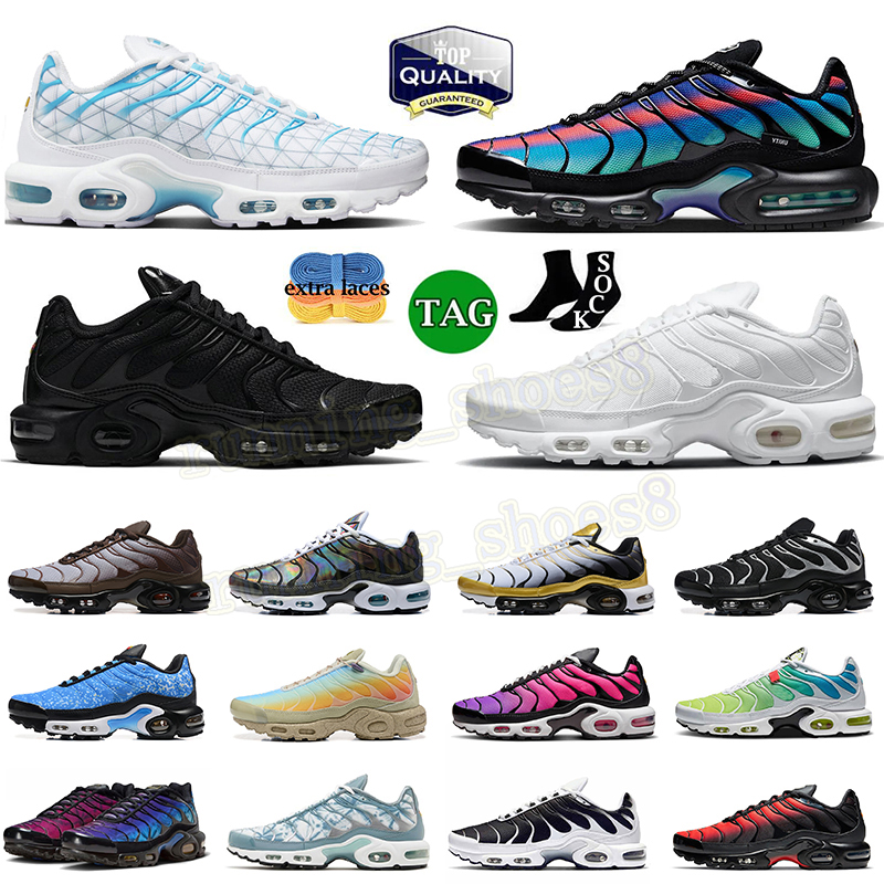 Plus Tn Big Size 47 US 13 Running Oudoor Sports Shoes Classic Triple Black All White Waterway Utility Marseilles Hyper Blue Atlanta Tns Se Chaussure Mens Trainers