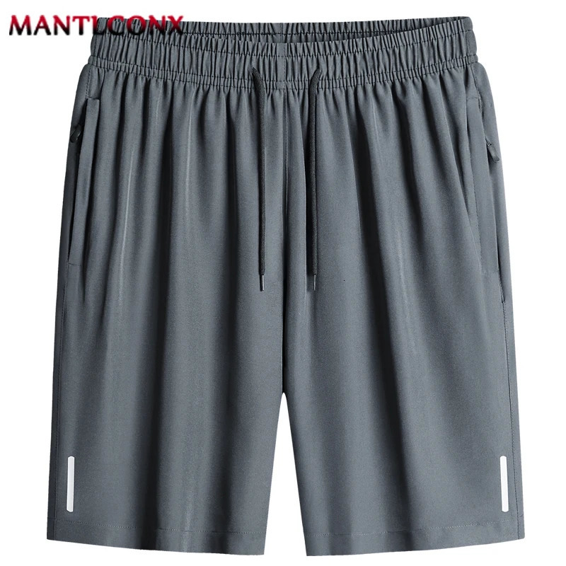 Breathable and fast drying mens summer solid color elastic board shorts gym fitness jogging sports casual 250403e