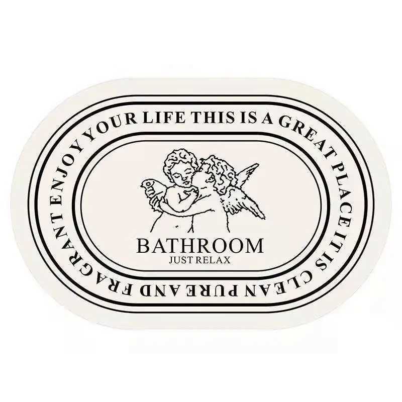 VIKAMA Japanese Bathroom Absorbent Floor Mat Bathroom Anti-slip Mat Ins Living Room and Bedroom Home Carpet Home Decoration C251103