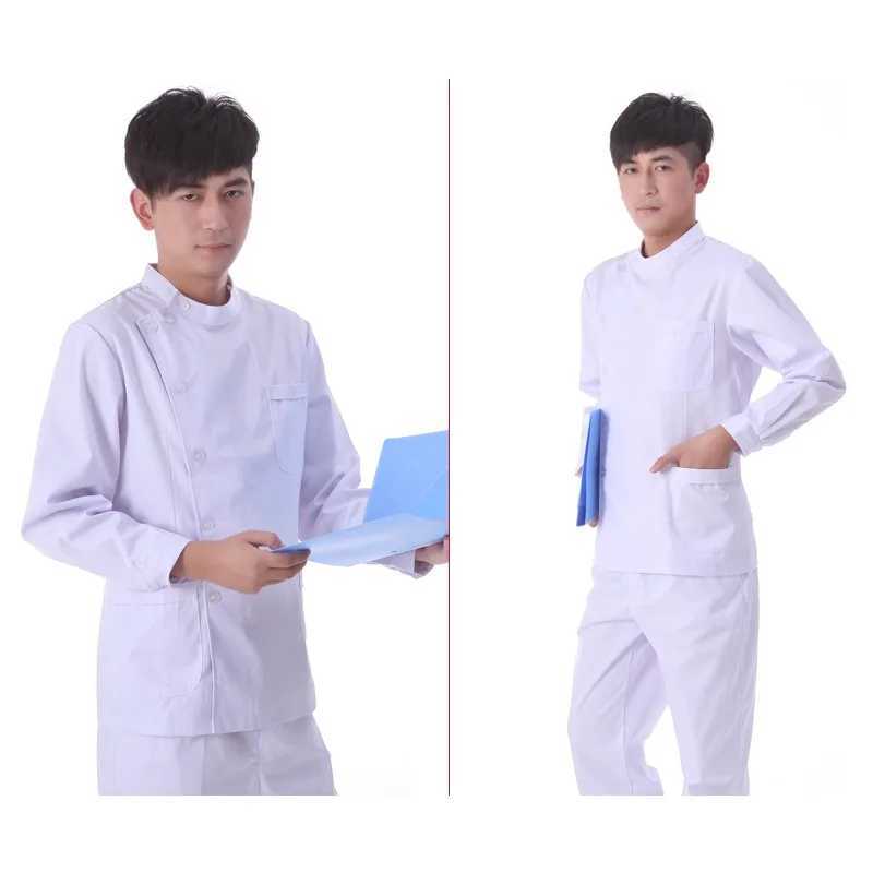 White long Sleeve scrubs uniforms women Pet Grooming Clinic Nursing Clothes Workwear Nurse Scrub Work Pink Medical Uniform J251103