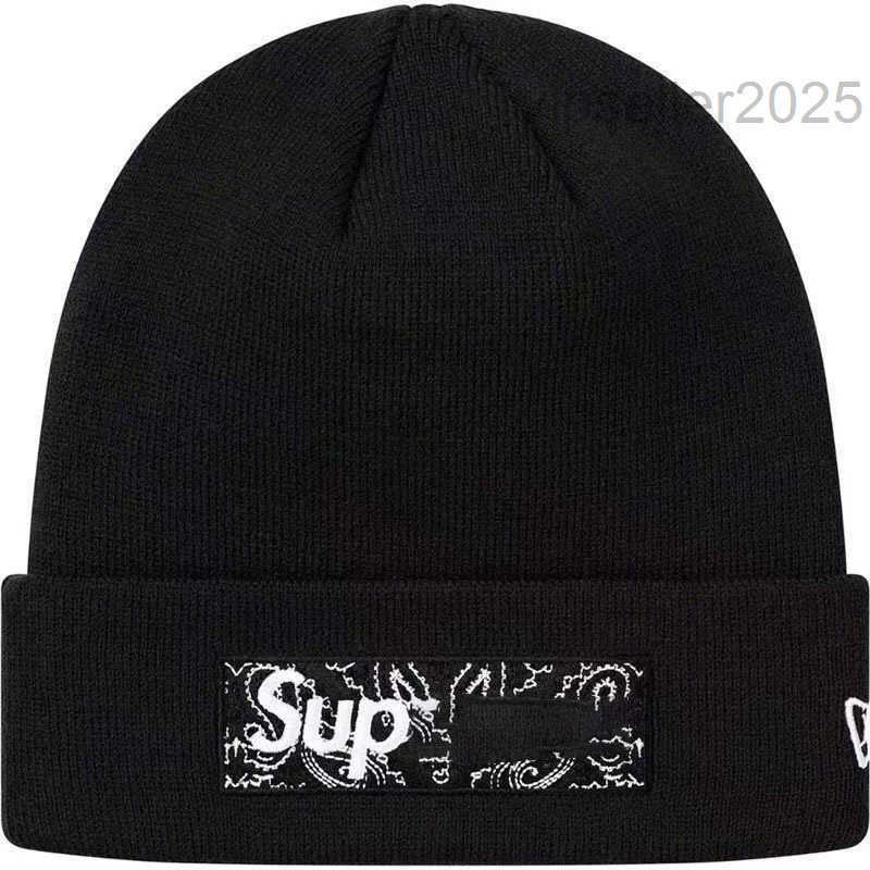 Black Friday High quality Supremely Wool Beanie Hats Luxury Designer 18FW Big Hardcore Knitted Hats for Men and Women Black Winter HatsSkull Caps