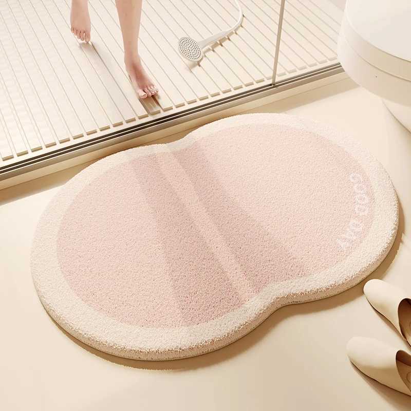 Absorbent bathroom floor mat imitation cashmere carpet toilet door floor mat C251103