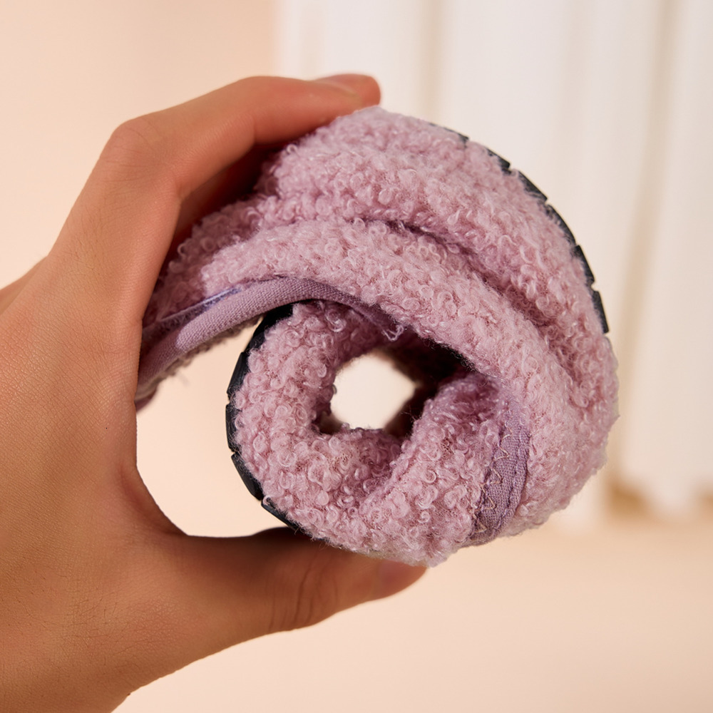 Plus Size Winter New Womens Home Indoor NonSlip Warm Long Plush Snow Boots