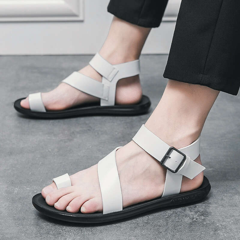 Men's in large size, new summer sandals, fashionable youth street fashion shoes, personalized breathable casual shoes