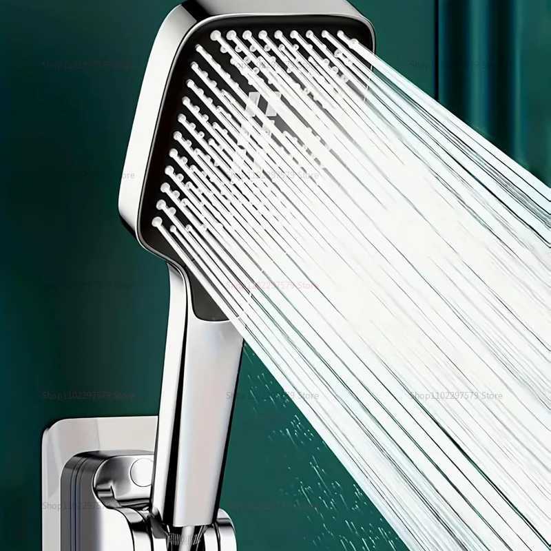 Pressuri Nozzle Bathro Shower High Pressure Water Saving Sprayer ABS Bathro Accessories Chre Rainfall Shower Y251103