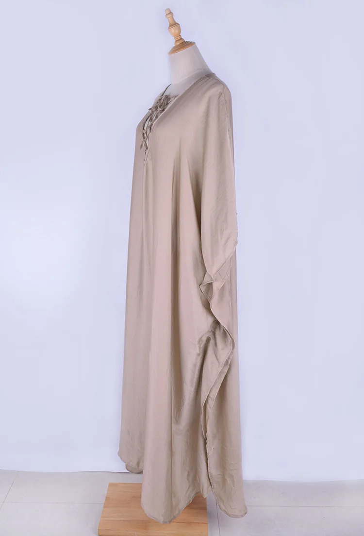 Womens Kaftan Light Long Sleeve Kaftan Beach Dress 250324Z