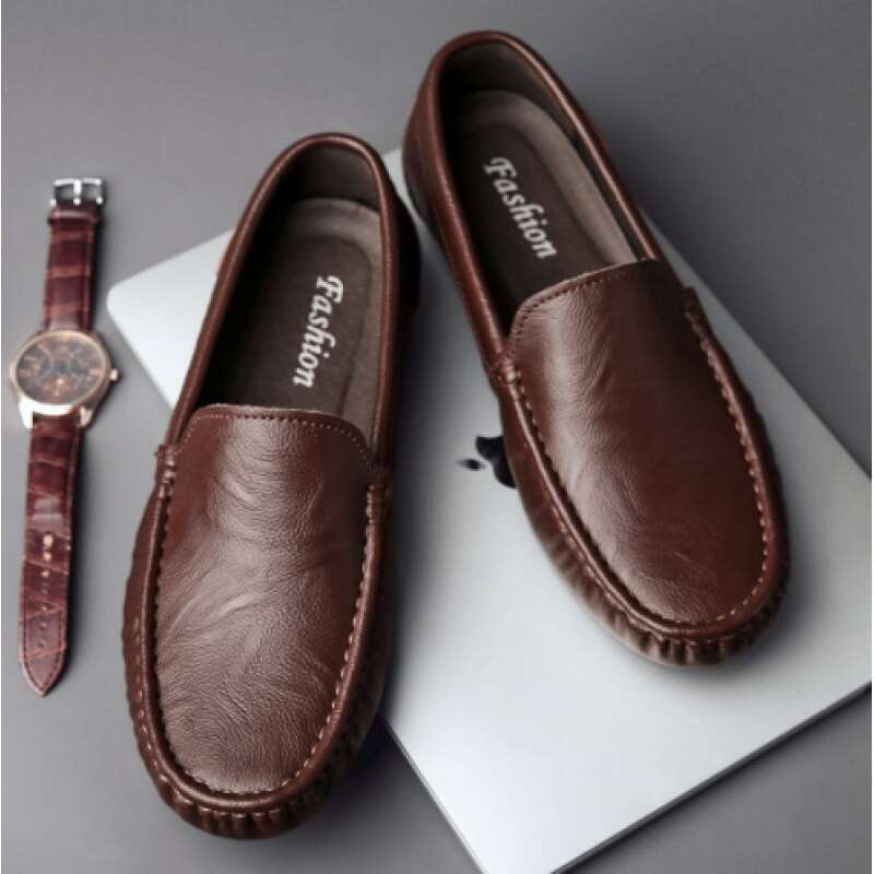 Live broadcast of Doudou oversized lazy driving British casual shoes, new summer men's shoes