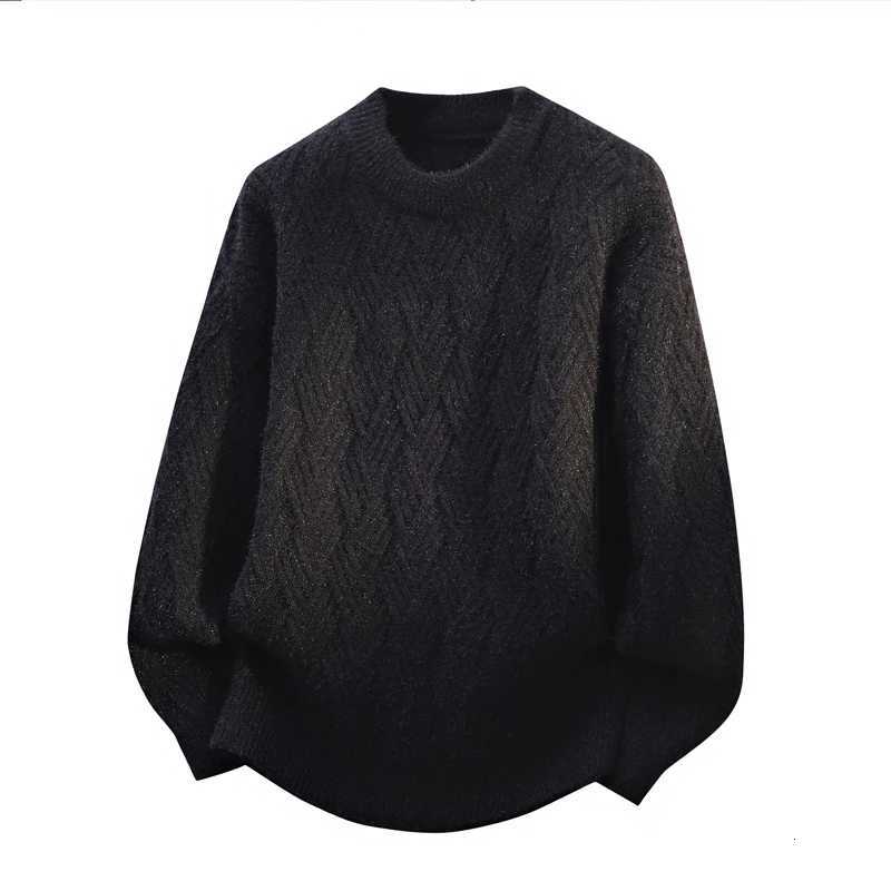 Warm Knitted Pullover 2025 New Winter Mens O-neck Casual Sweater High-quality Mens Pullover Clothing Size 4XLT251103