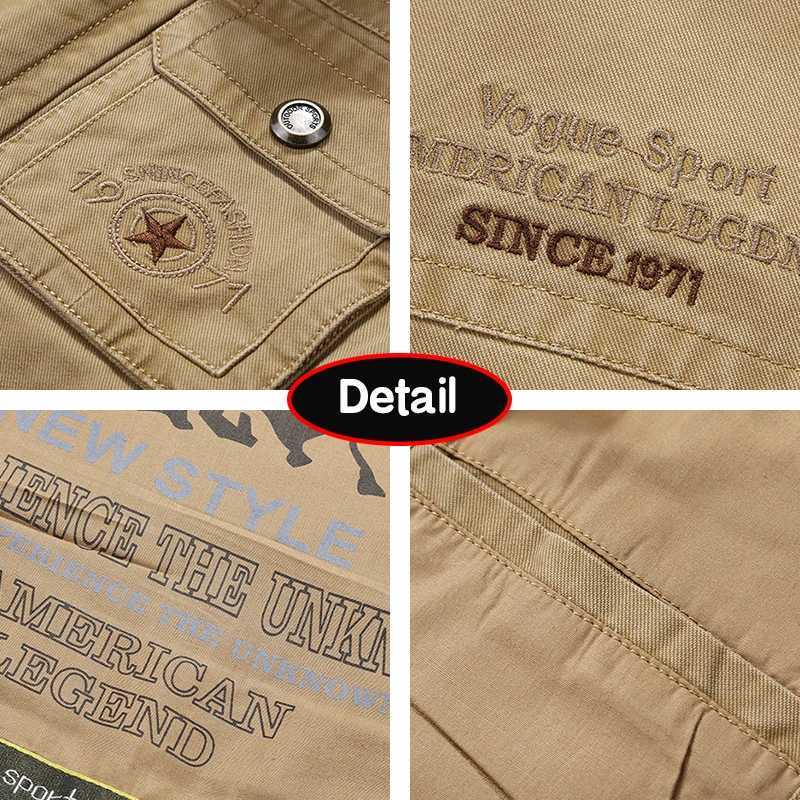 2024 Men Spring Many Pocket Sleeveless Stand Collar Vest Men Autumn Solid Color Outdoors Cargo Casual Vest Male Plus Size 8XL X250403
