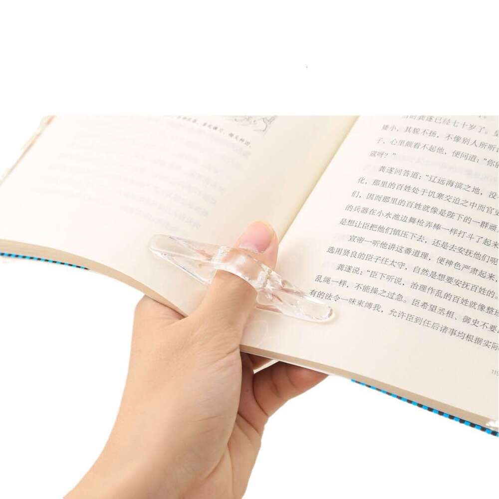 Hot-Selling Thumb Support Acrylic Bookmark Book Press Reading Aid