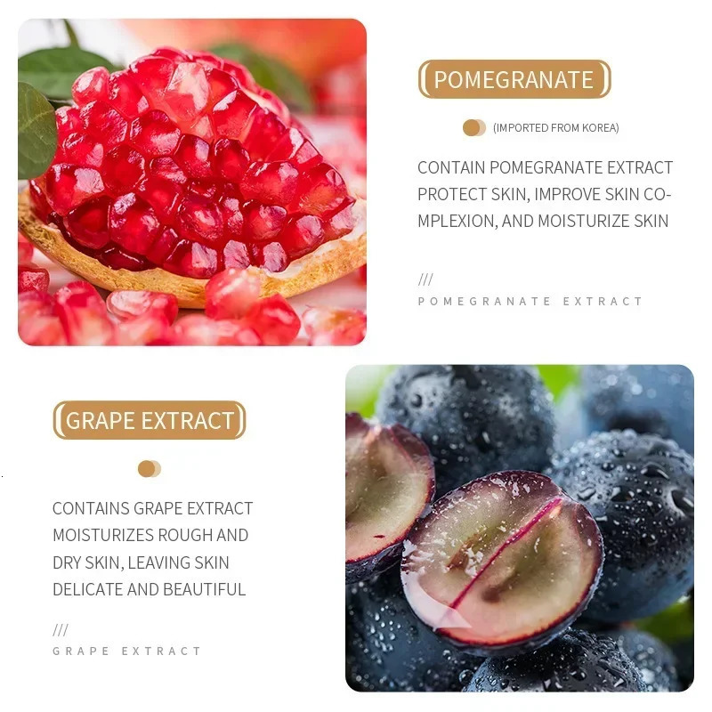 BIOAQUA 6pcsset Rice Raw Pulp Skin Care Set Face Cream Essence Facial Cleanser Toner Korean Face Care 251030