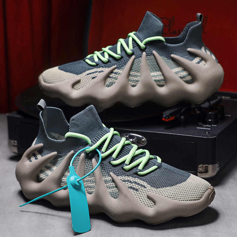 Putian Feizhi Coconut Shoes Men's 2025 Spring/Summer Dad Shoes Socks Boots Octopus Volcano Elastic Socks Shoes Sports Shoes