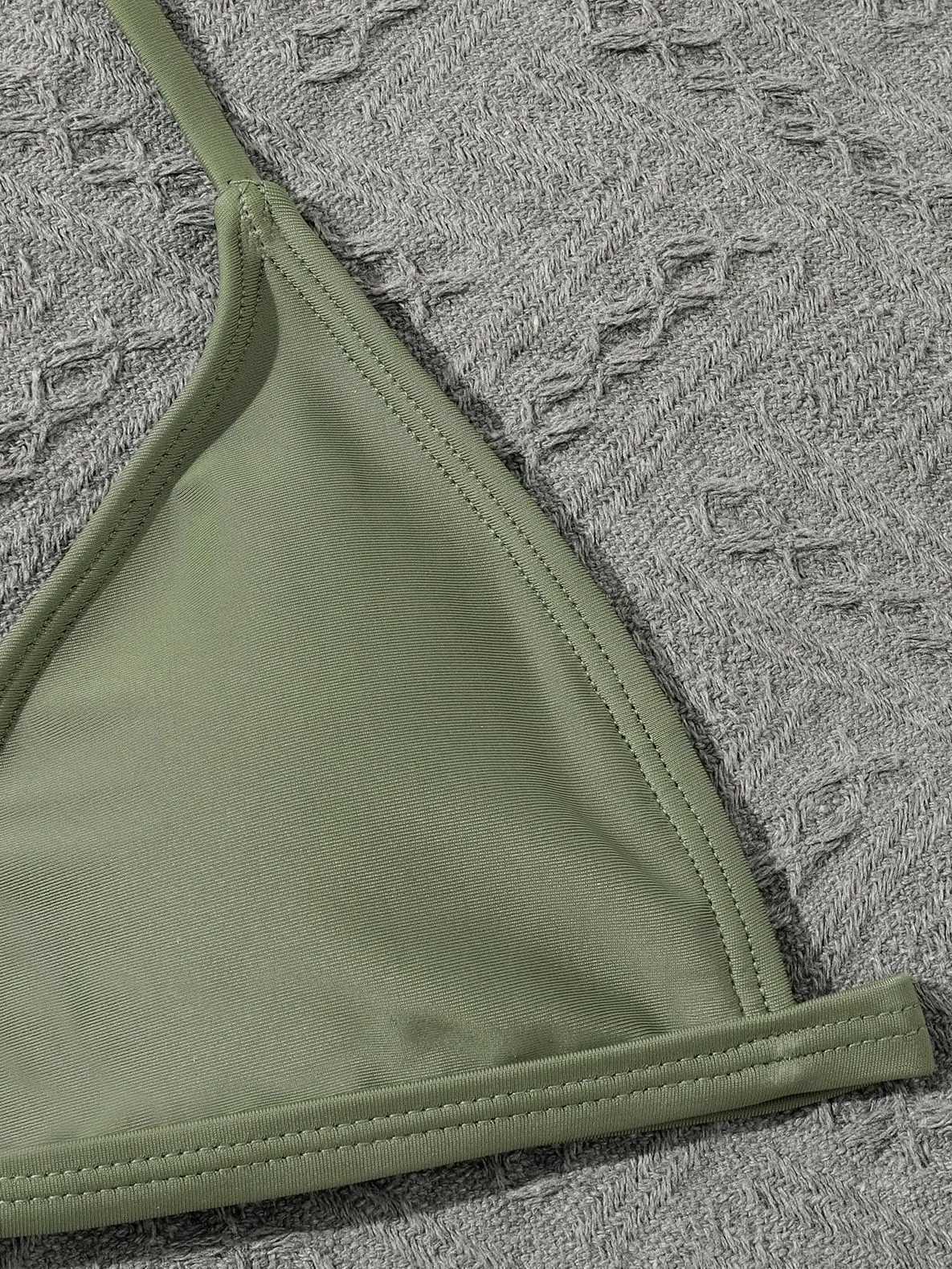 4 pieces of bikini set top and pants 2025 girls womens childrens swimsuit beach wear J250403