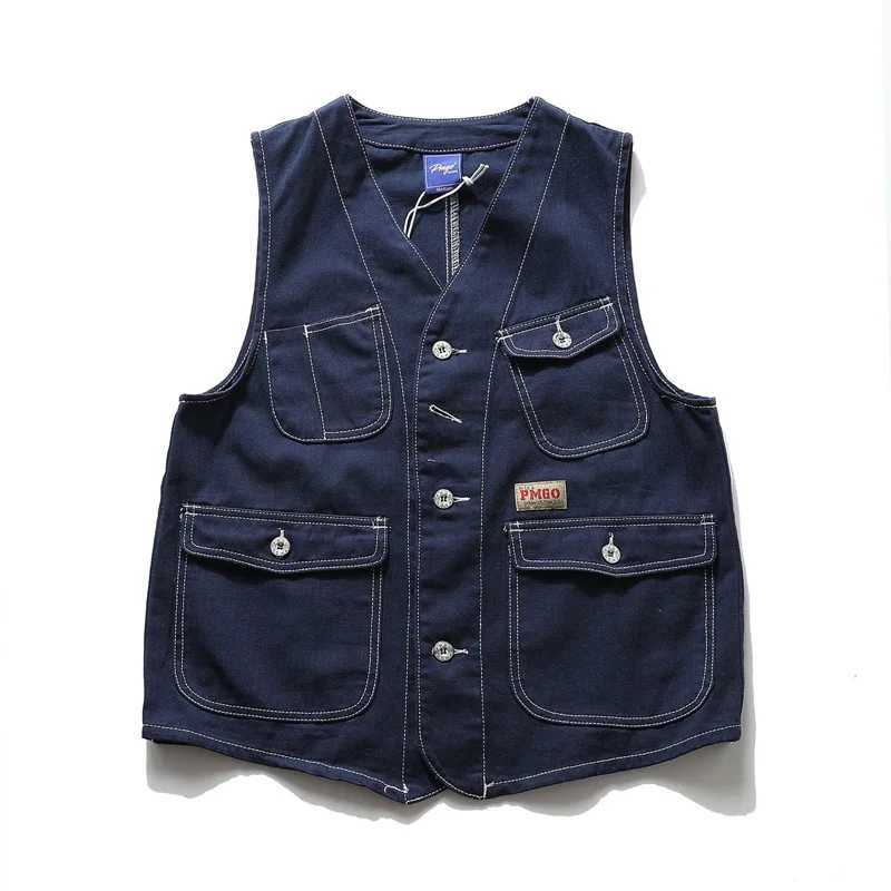 Japanese Streetwear Amikaji Retro Boyfriend Vest Mens Trend Fashion Casual Sleeveless Jacket Cargo Vest Women Waistcoat X250403