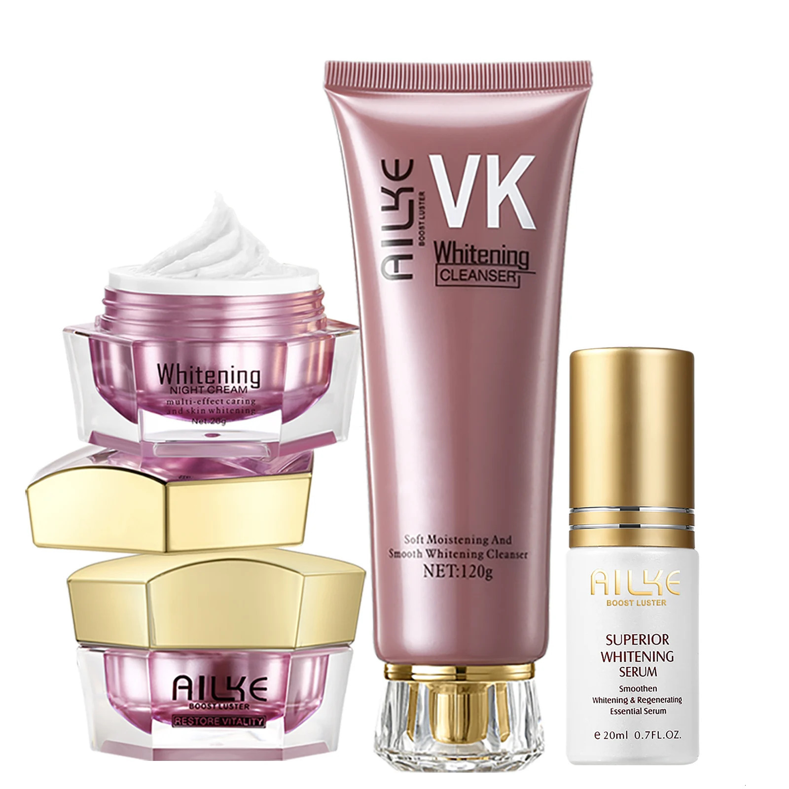 AILKE Lightenin Face CREAM With Collagen Acid Skin CARE Women Facial r Set 251027