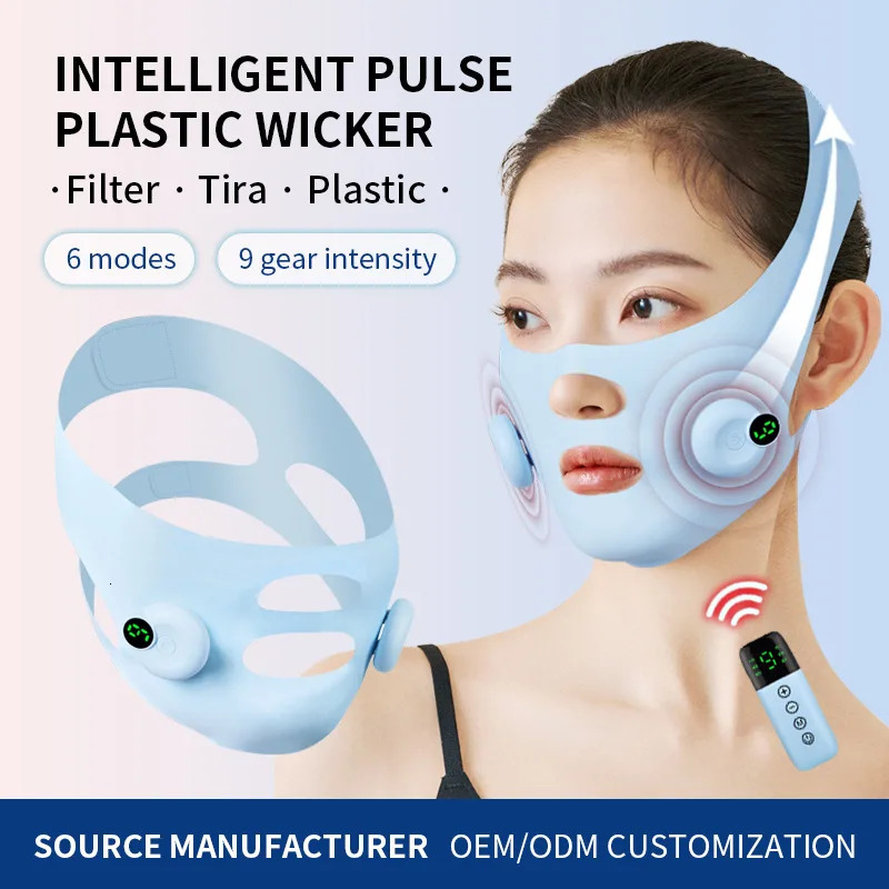 Smart Pulse Face Shaping Beauty Instrument EMS Microcurrent V Face Device Skin Facial Massager 251030