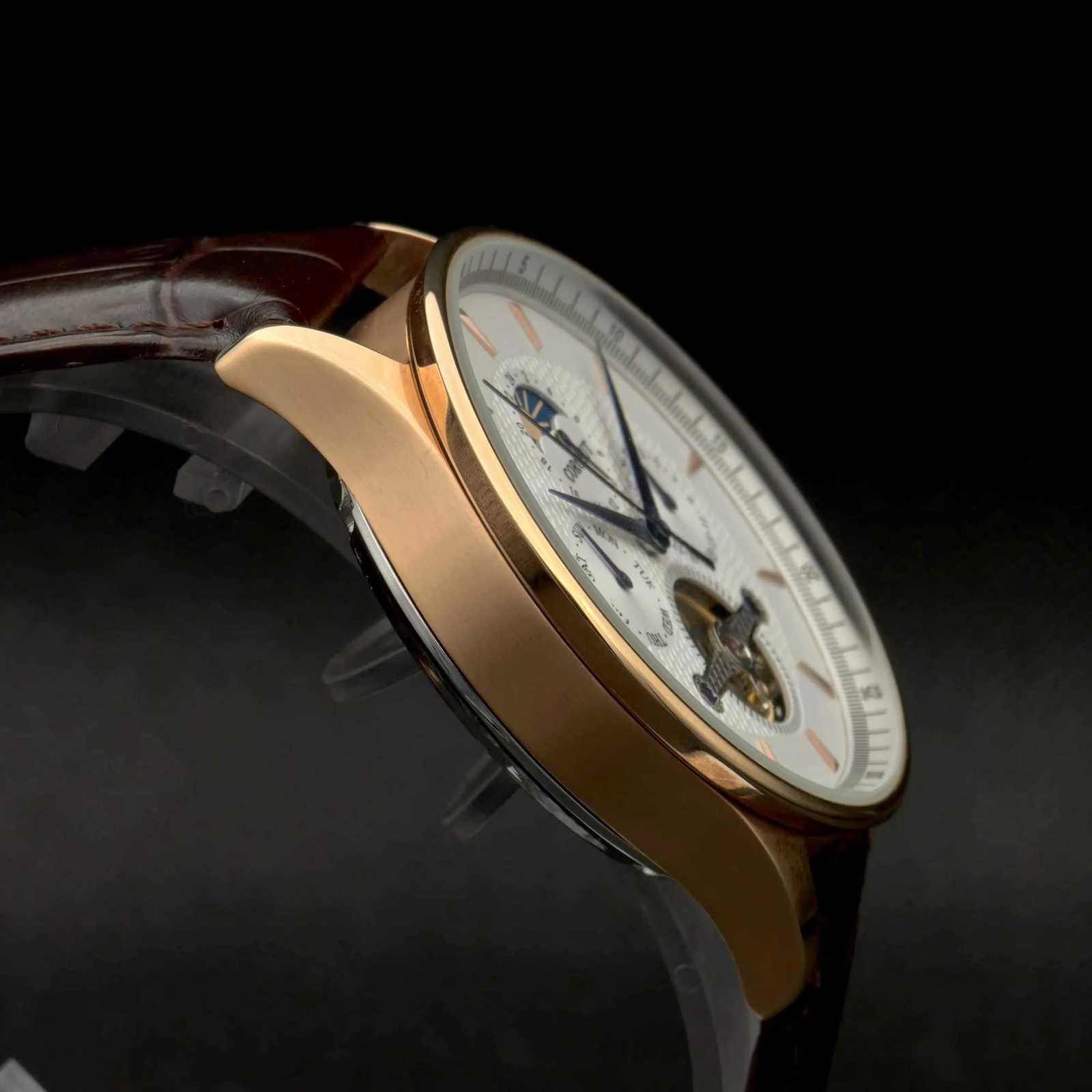 CORGEUT complications Mens Luxury Watch High Waterproof Automatic Mechanical Movement with Sapphire Glass reloj hombreW251104