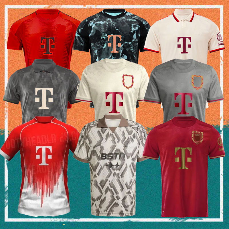 24/25/26 SANE MULLER KANE Soccer Jerseys 125th anniversary Oktoberfest BAYERNS DE LIGT GNABRY DAVIES Shirt JOAO KIMMICH GORETZKA MUSIALA Olise Football uniform