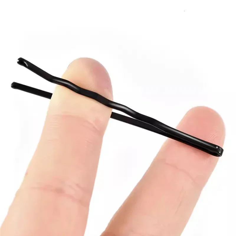 50600pcs Black Straight Line Hair Clip Ushaped Needle Lady Hairpins Curly Wavy Grip Bobby Pins Styling Accessories 251031