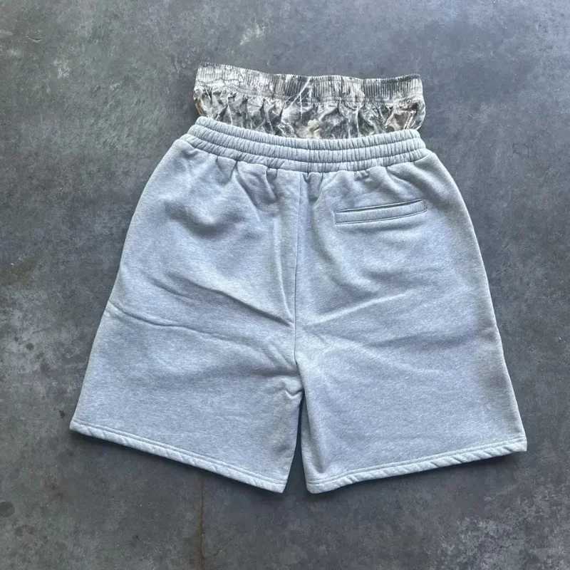 American Fashion Double Waist Embroidered Joker Shorts Stylish High Street Loose Shorts Harajuku Style Y2k Basketball Shorts W250403