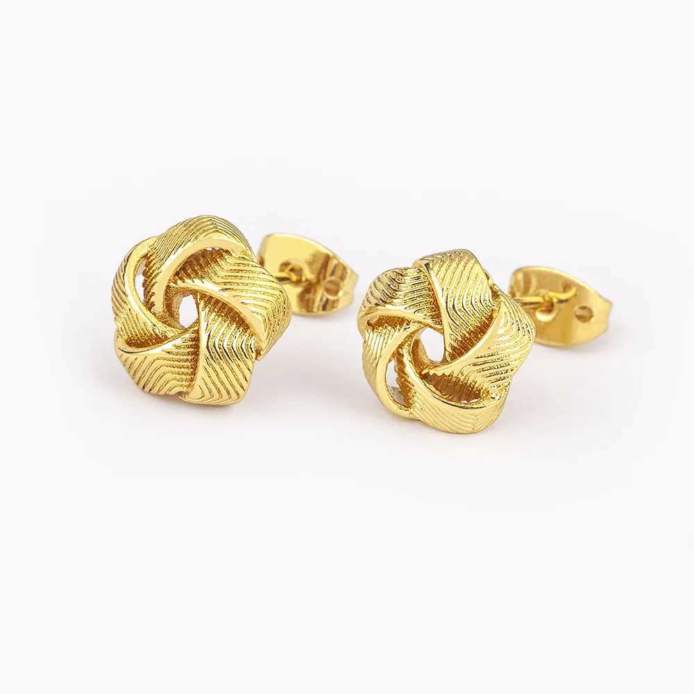 Nidin New Trendy Flower Hollow Design Charm Earrings For Women Elegant Aesthetic Ear Jewelry Accessories Fine Gifts C251103