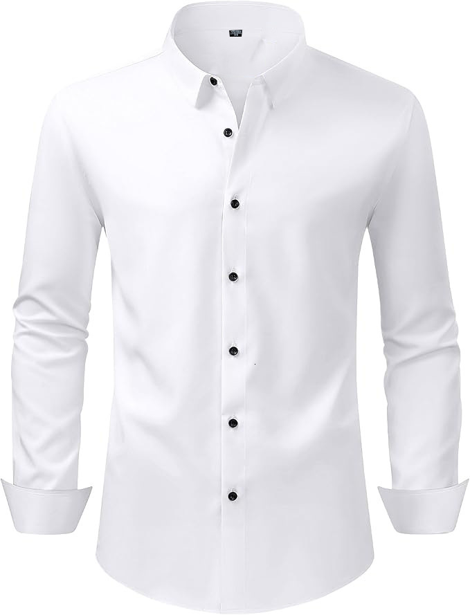 Mens casual and fashionable multi-color long sleeved shirt 241008