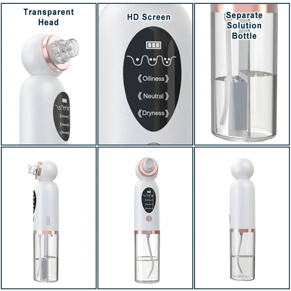 Blackhead r Vacuum Suction Personal Care Small Bubble Electric Face Nose Cleaner 251030