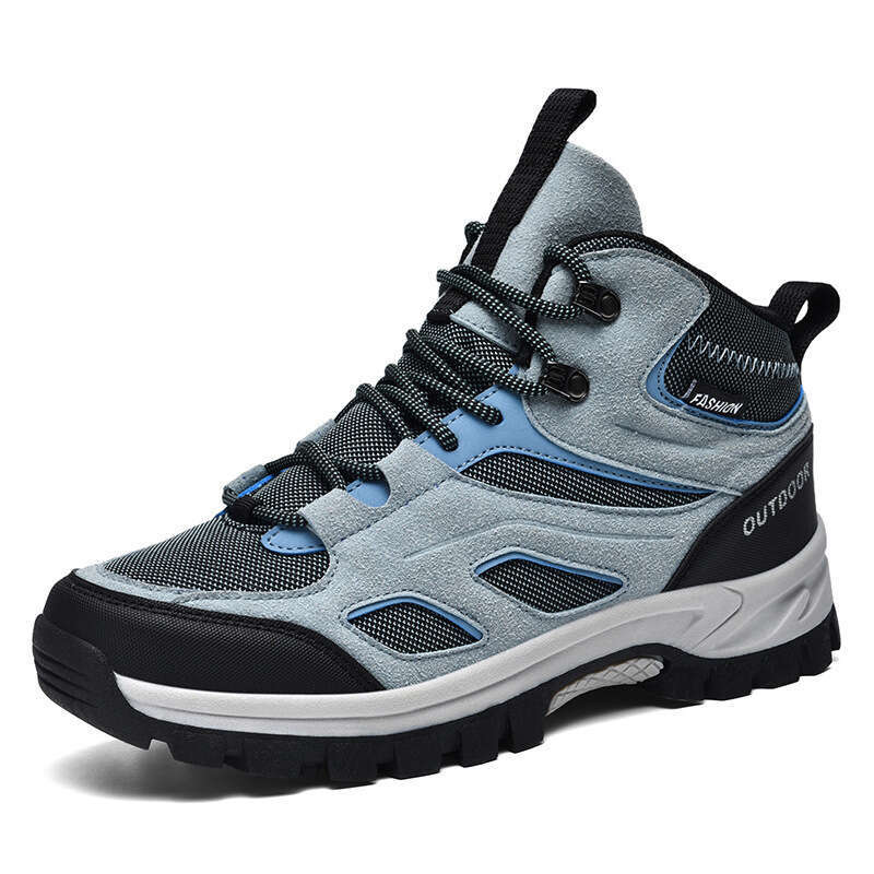 Autumn New Men's Trendy Outdoor Mountaineering Large Youth Lace up Sports and Casual Shoes