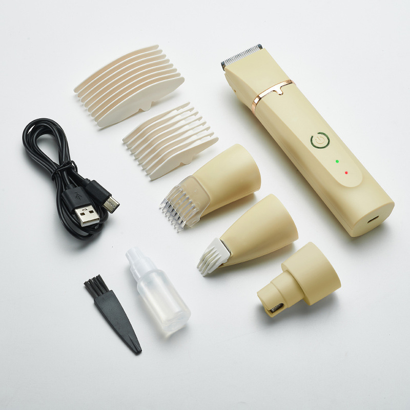 Professional Dog & Cat Electric Grooming Set Portable Rechargeable Pet Clipper with Fine Detailing Attachments - view 3