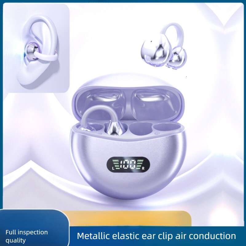 Famous Brand M Smart AI Translation Clip On Air Conduction Open Ear Non In Bluetooth Earphones