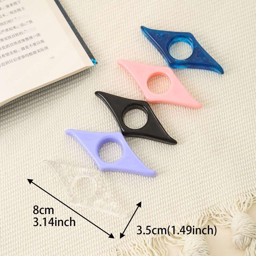 Hot-Selling Thumb Support Acrylic Bookmark Book Press Reading Aid