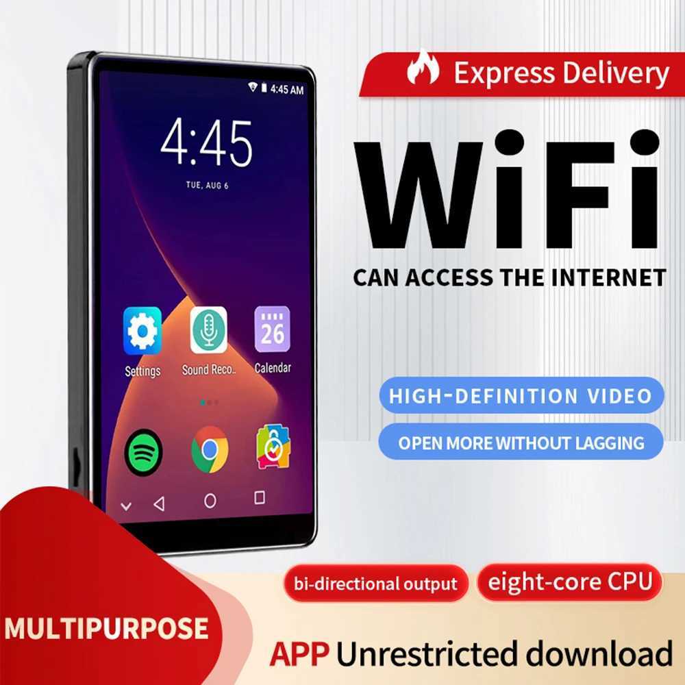 WiFi MP3 player Android 8.1 5.0 touch screen MP4 video player HiFi digital audio music player with built-in 16G/32GB memory Z250403