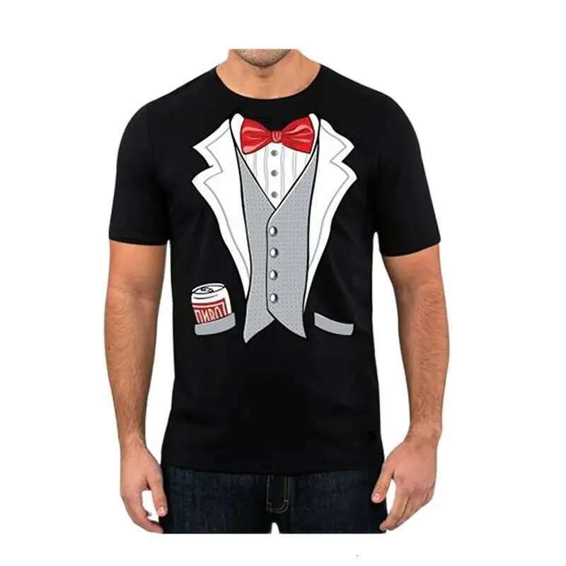 Hip Hop Personality Creative Clothing 3D Print Men Women Children Summer Casual Fun Alternative Round Neck Short Sleeve T-shirts