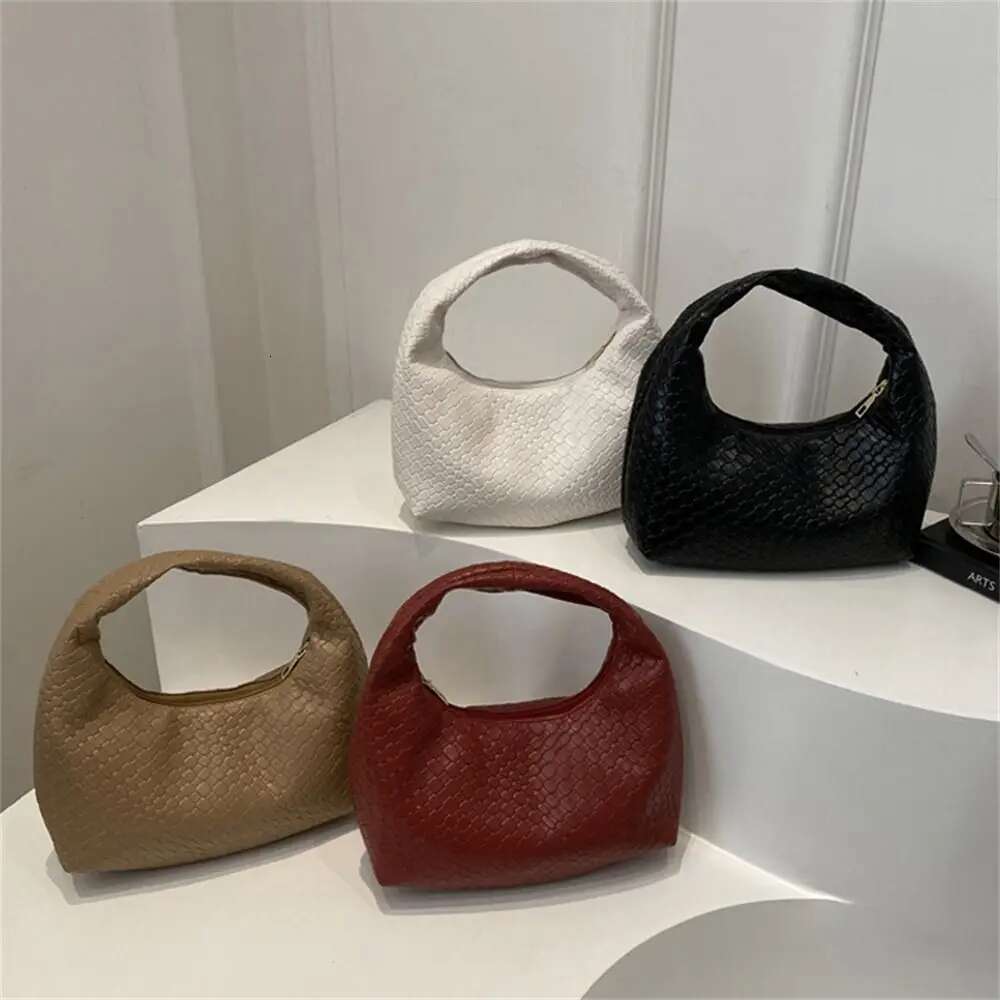 Soft PU Large Capacity Top-Handle Female Fashion Women Simple Woven Pattern Handbags Girls Ladies Square Shoulder Bags