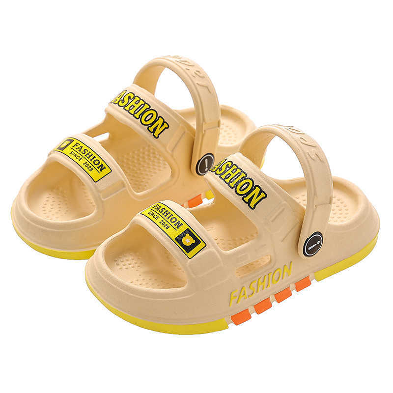 Summer EVA poop feeling childrens sandals for outdoor wear indoor anti slip and wear-resistant soft sole for boys and girls beach shoes for men J25040
