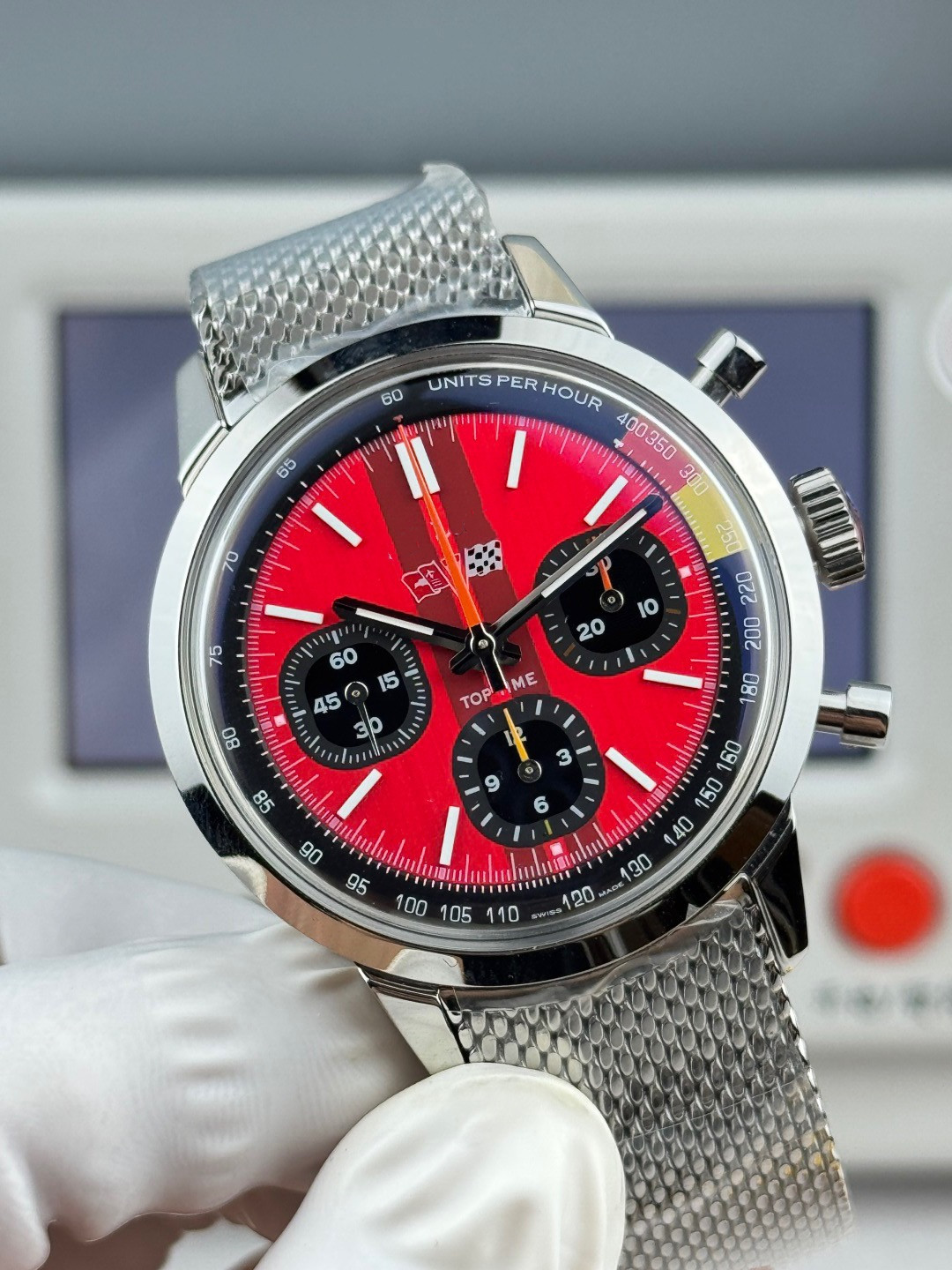 BLS Chronograph Watch V2 Version 41mm in Diameter Equipped with B01 Automatic Mechanical Movement Sapphire Glass Mirror 316 Steel Case