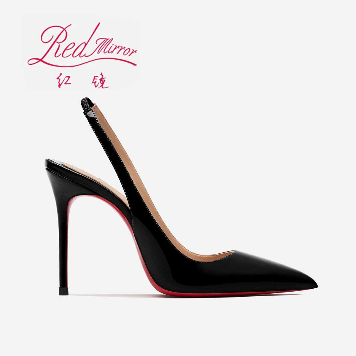 Sandals For Women 2025 Trend Luxury Red Bottoms High Heels Elegant Pointed Toe Stiletto Heels Summer Fashion Sexy Party Shoes W251104